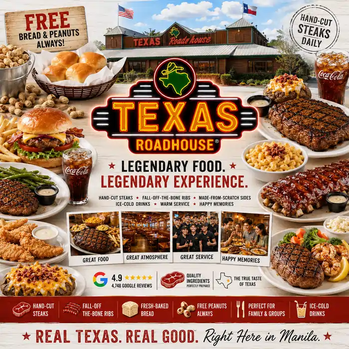 Texas RoadHouse Manila - Legendary food, legendary experience